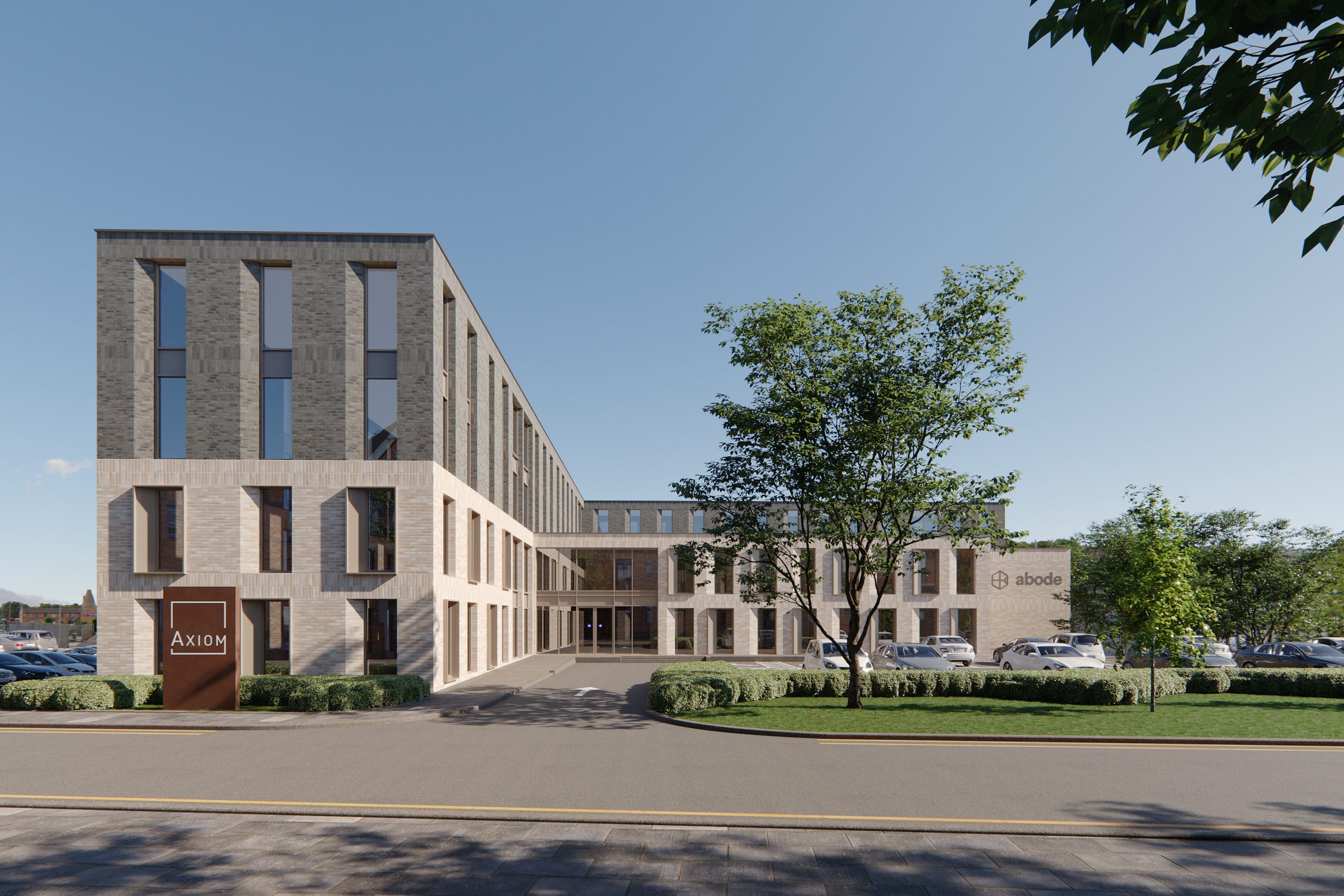 Stoke-on-Trent purpose-built rental scheme, exterior